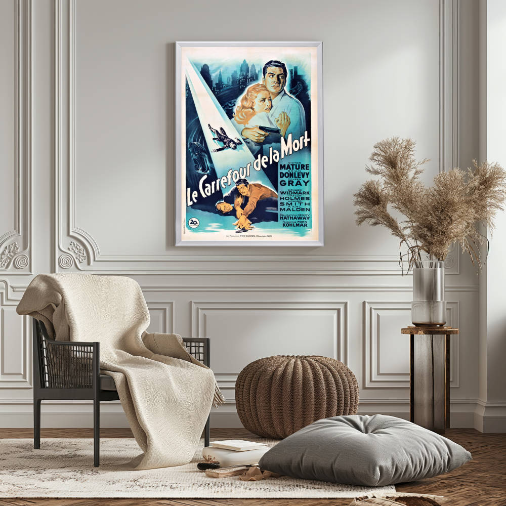 "Kiss Of Death" (1947) Framed Movie Poster