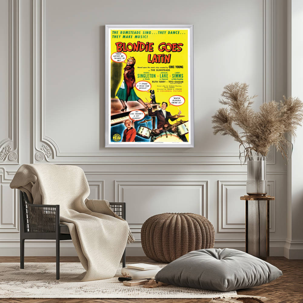 "Blondie Goes Latin" (1941) Framed Movie Poster