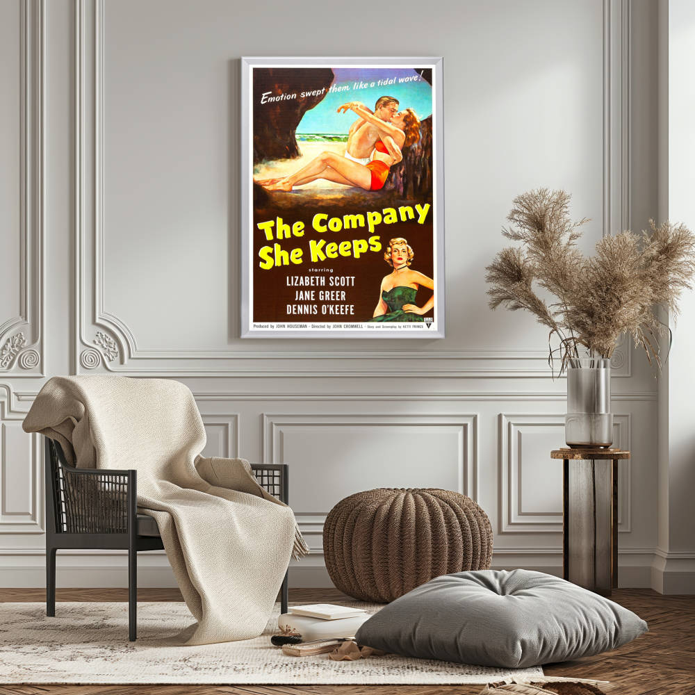 "Company She Keeps" (1951) Framed Movie Poster