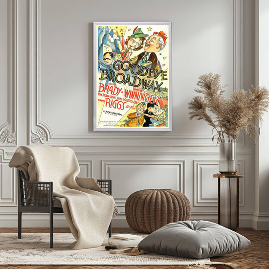 "Goodbye Broadway" (1938) Framed Movie Poster