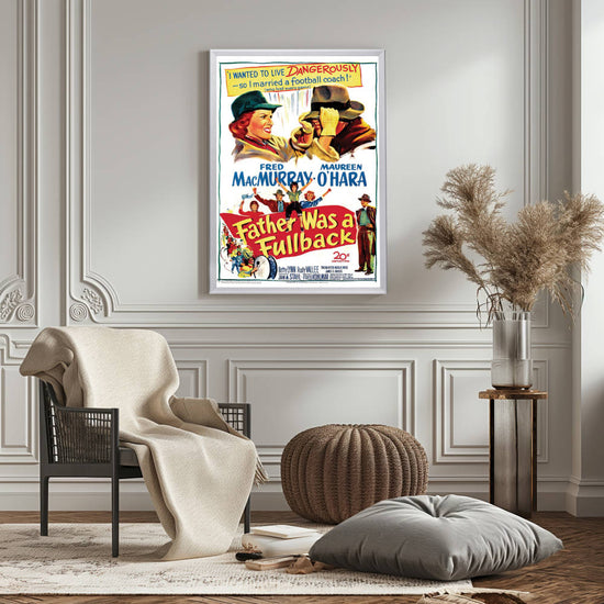 "Father Was A Fullback" (1949) Framed Movie Poster