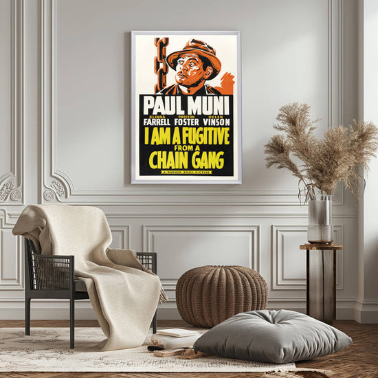 "I Am A Fugitive From A Chain Gang" (1932) Framed Movie Poster