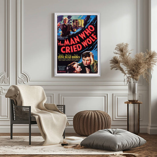 "Man Who Cried Wolf" (1937) Framed Movie Poster