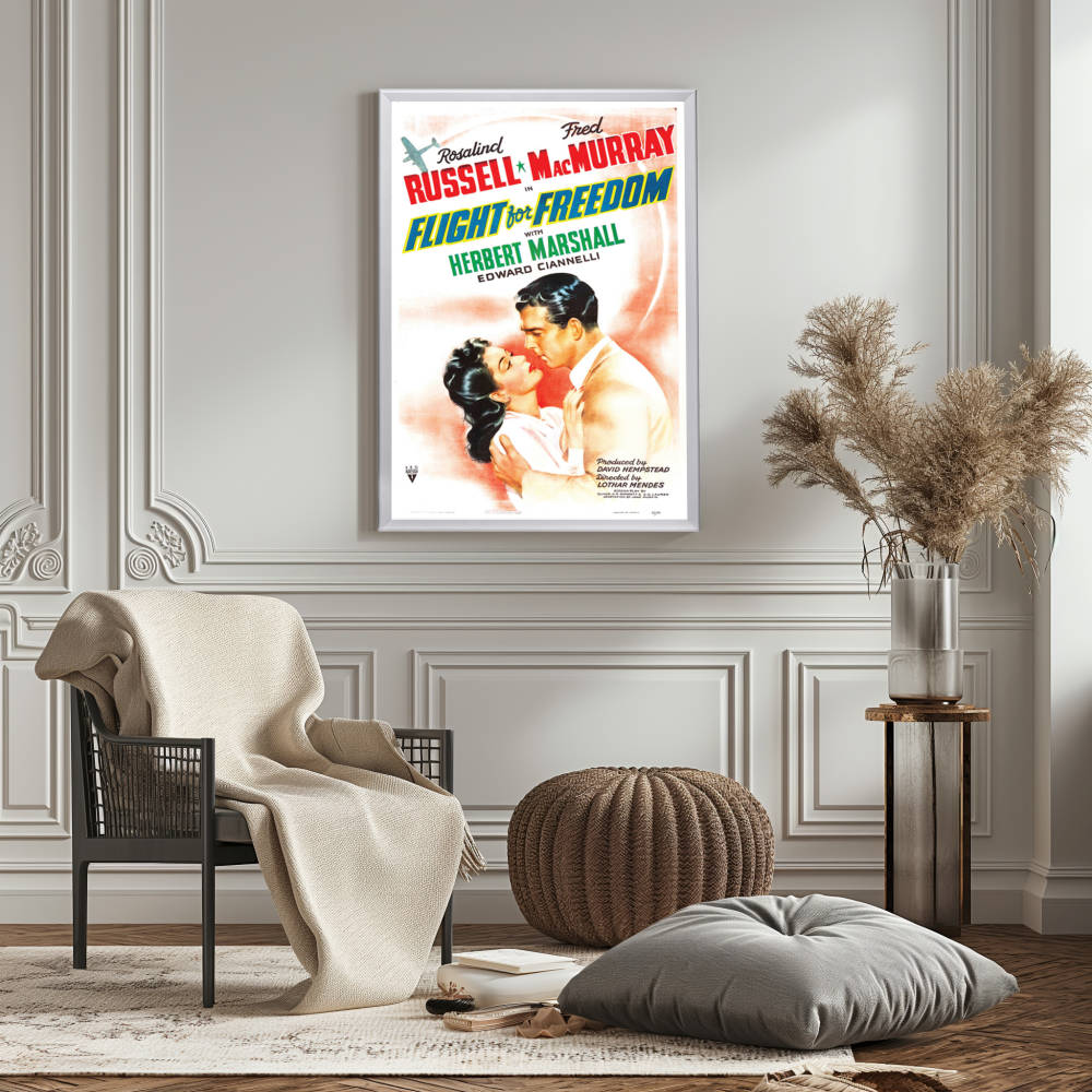 "Flight For Freedom" (1943) Framed Movie Poster