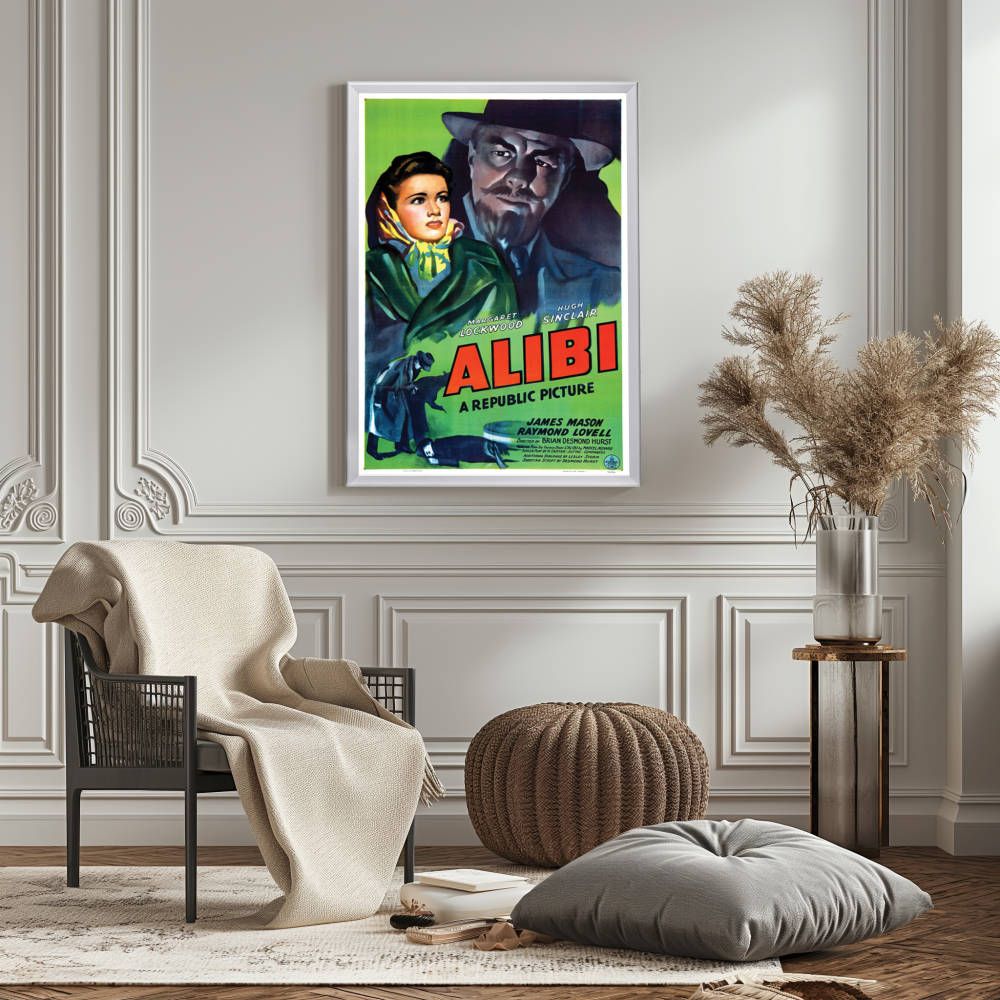 "Alibi" (1942) Framed Movie Poster