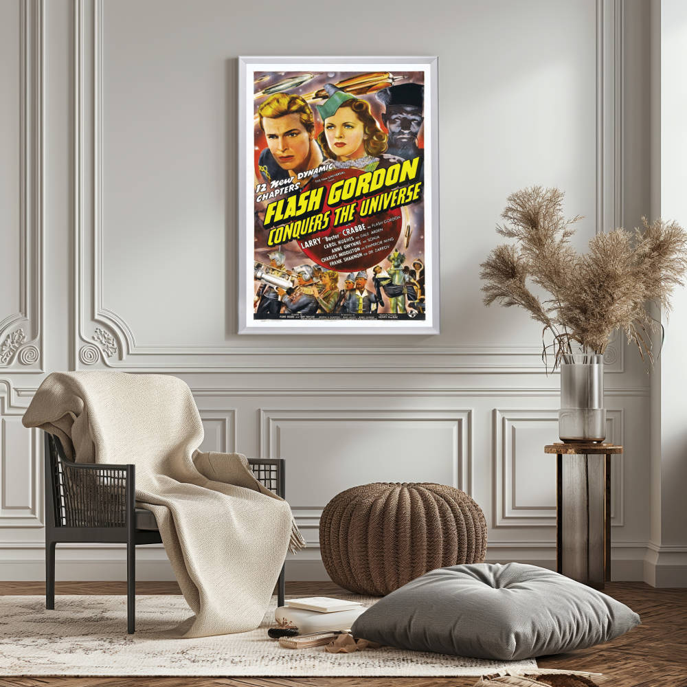 "Flash Gordon Conquers The Universe" (1940) Framed Movie Poster