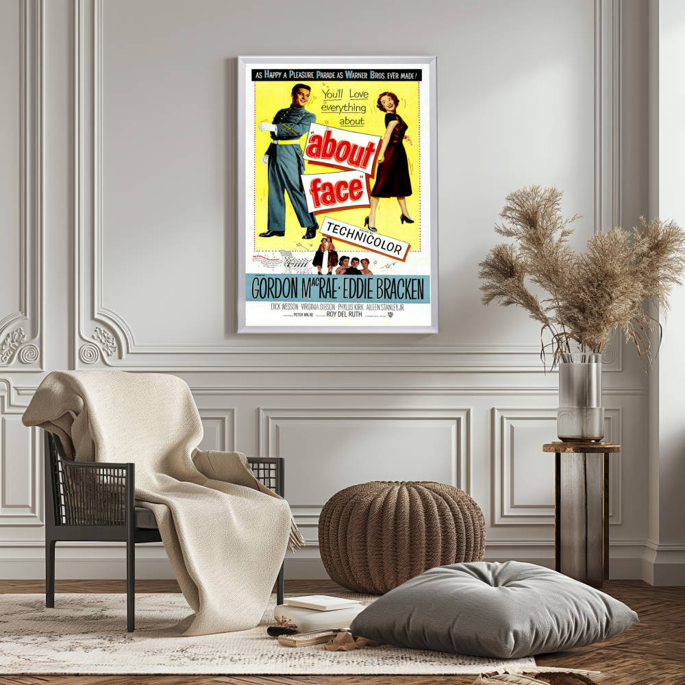 "About Face" (1952) Framed Movie Poster