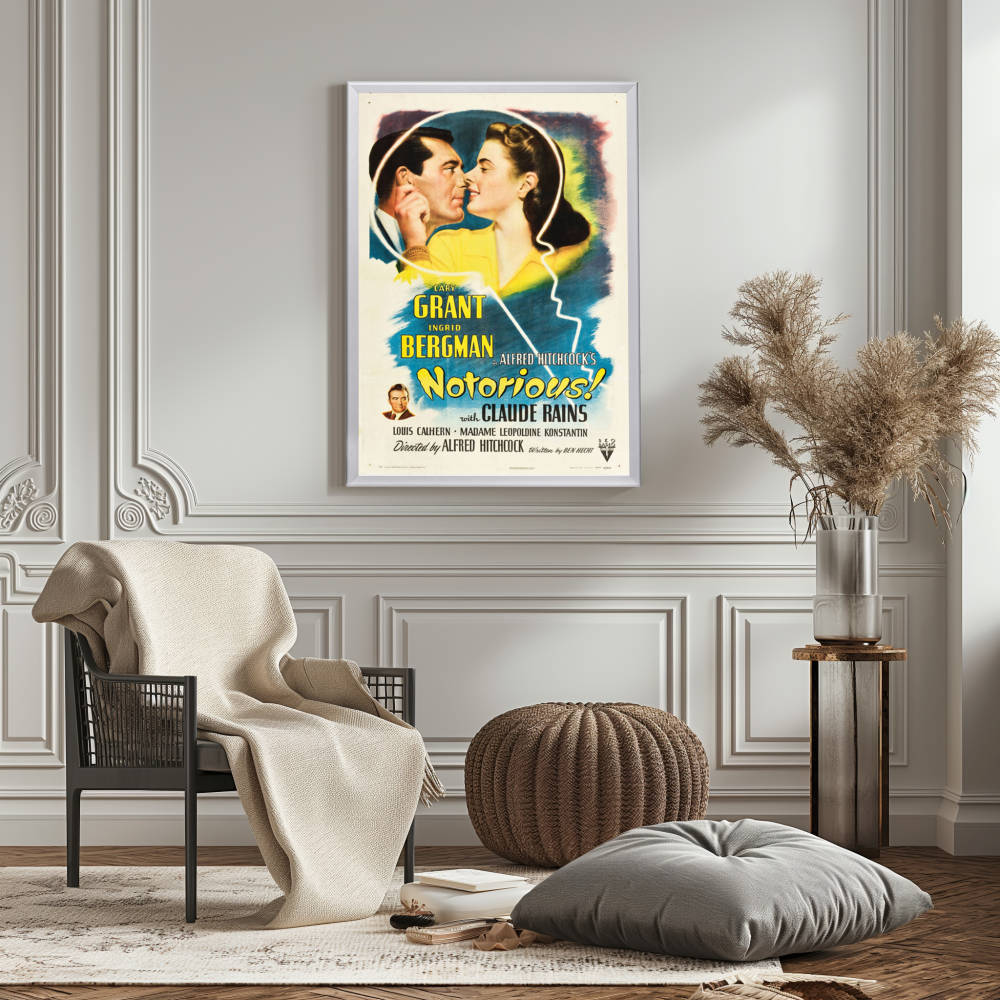 "Notorious" (1946) Framed Movie Poster