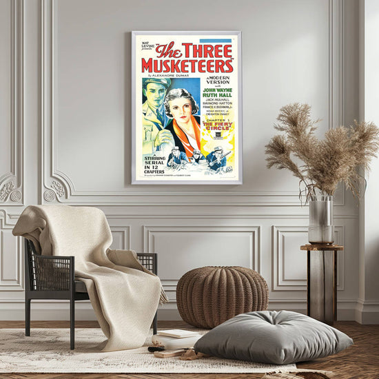 "Three Musketeers" (1933) Framed Movie Poster