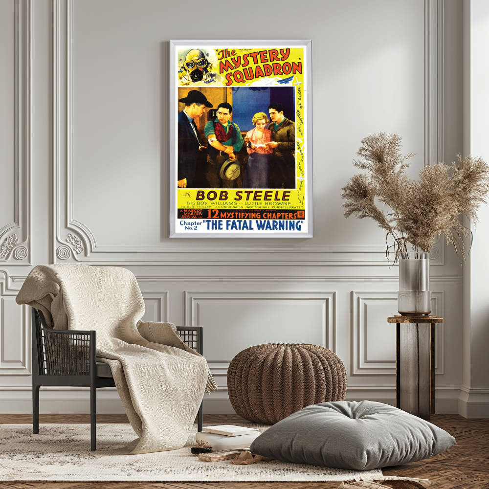 "Mystery Squadron" (1933) Framed Movie Poster