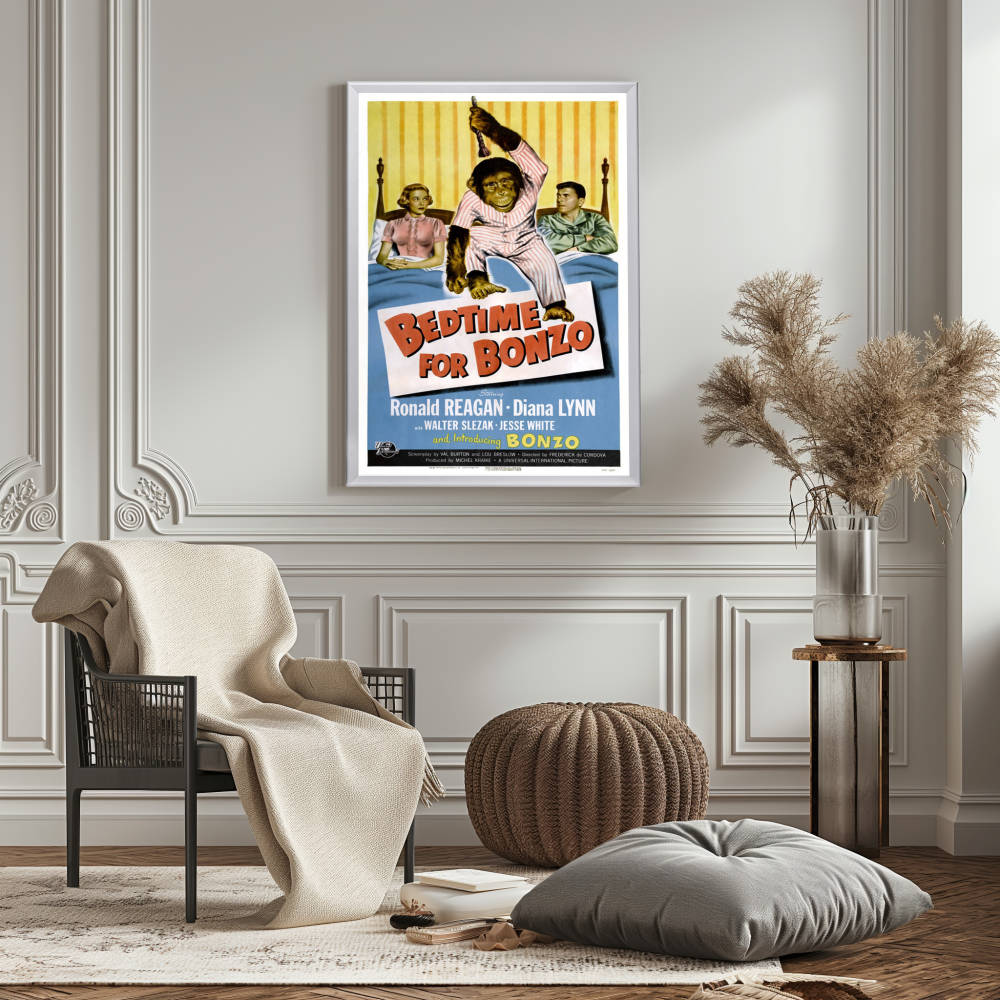 "Bedtime For Bonzo" (1951) Framed Movie Poster