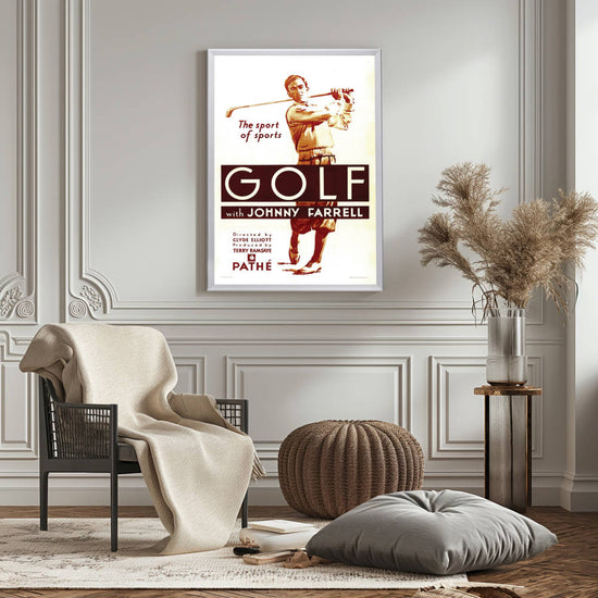 "Golf" (1930) Framed Movie Poster