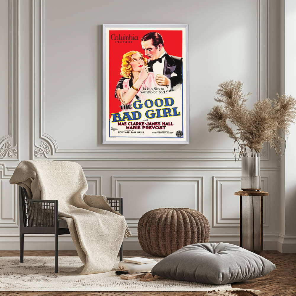 "Good Bad Girl" (1931) Framed Movie Poster