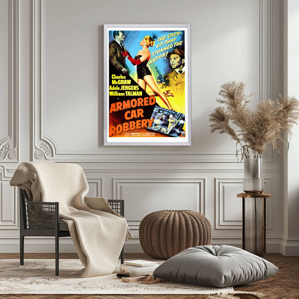 "Armored Car Robbery" (1950) Framed Movie Poster