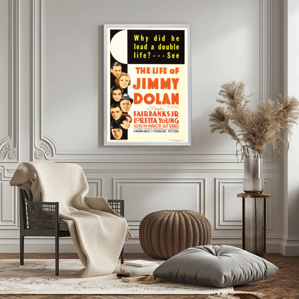 "Life Of Jimmy Dolan" (1933) Framed Movie Poster