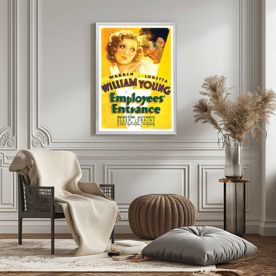 "Employees' Entrance" (1933) Framed Movie Poster