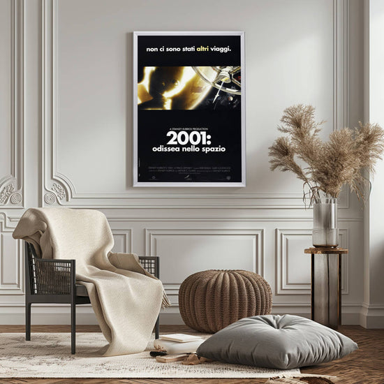 "2001: A Space Odyssey" (1968) Framed Movie Poster