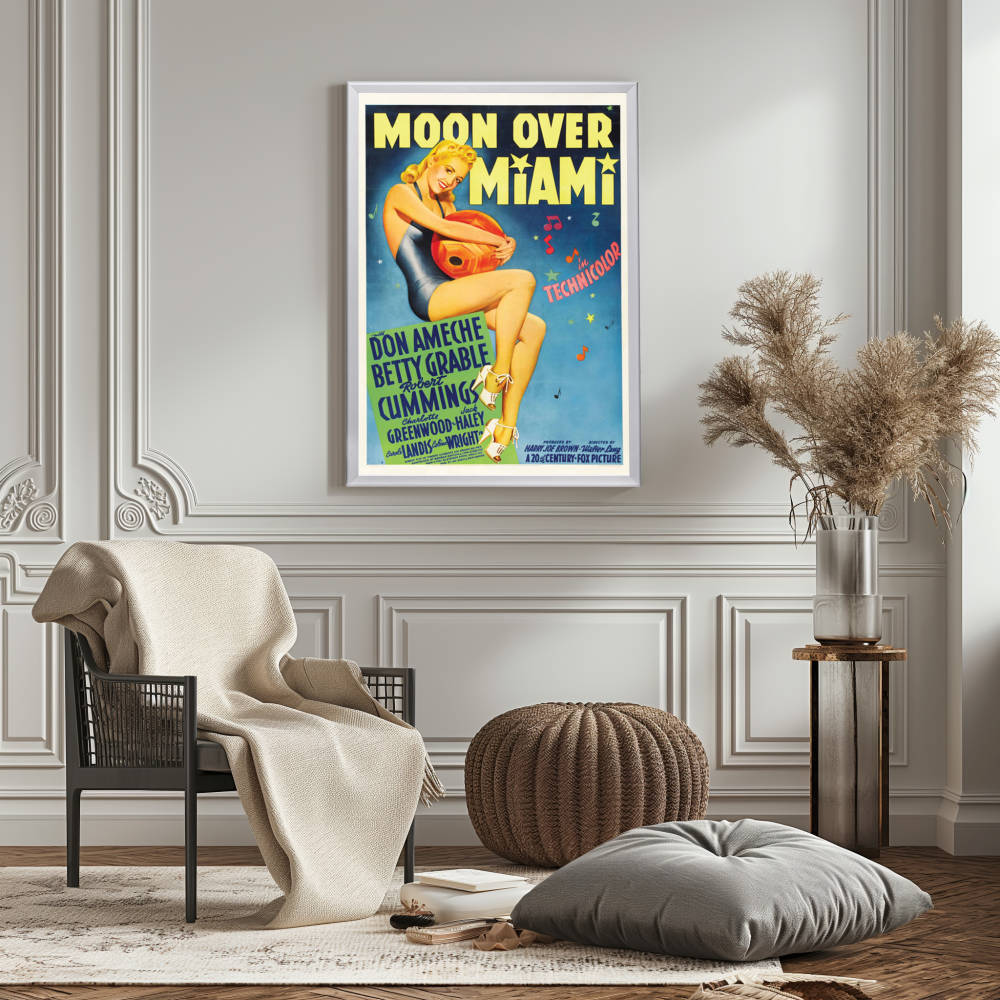 "Moon Over Miami" (1941) Framed Movie Poster