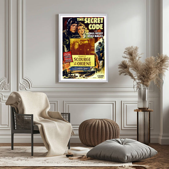 "Secret Code" (1942) Framed Movie Poster