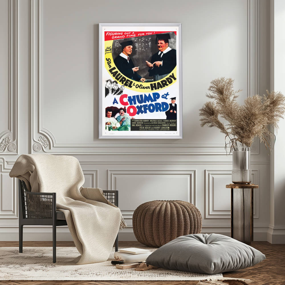 "Chump At Oxford" (1940) Framed Movie Poster