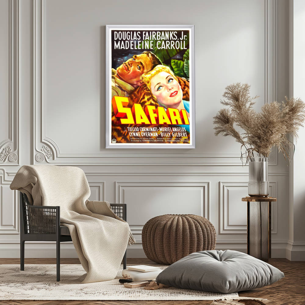 "Safari" (1956) Framed Movie Poster