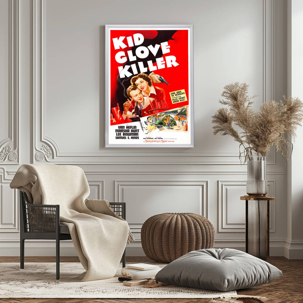 "Kid Glove Killer" (1942) Framed Movie Poster