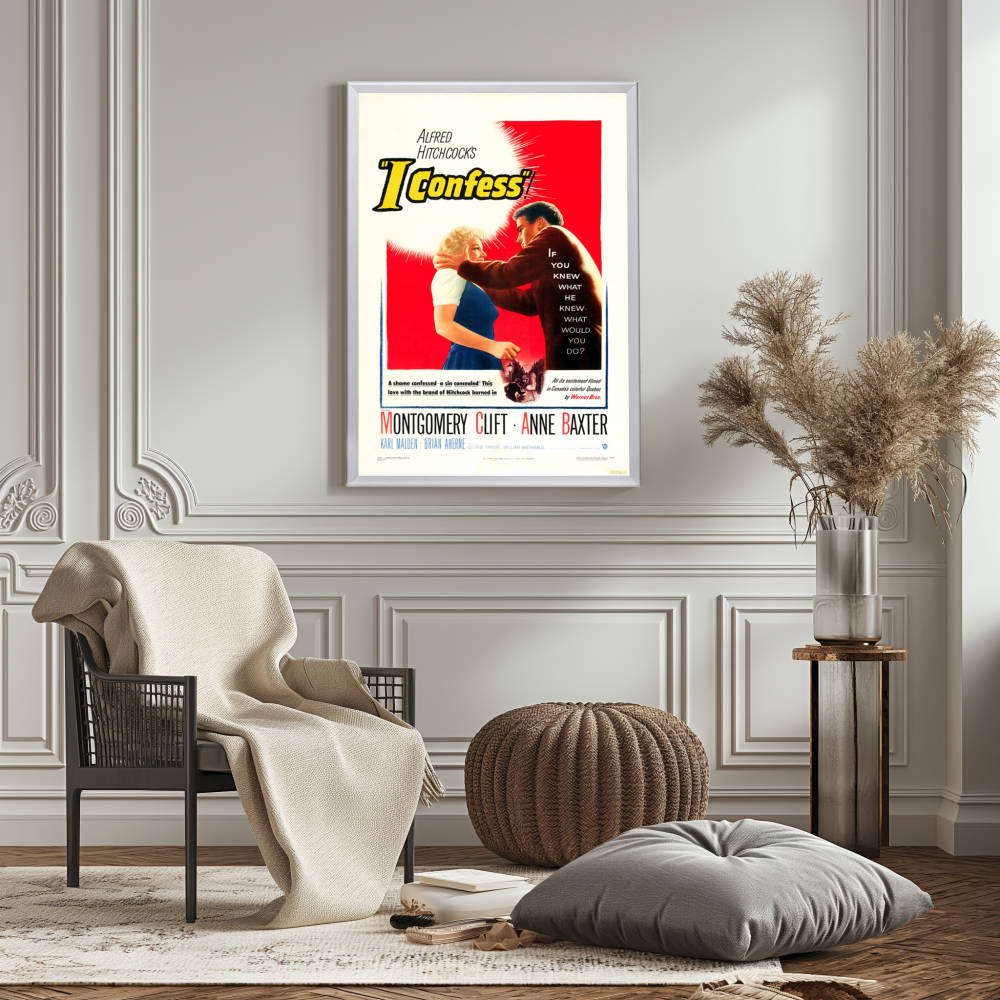 "I Confess" (1953) Framed Movie Poster