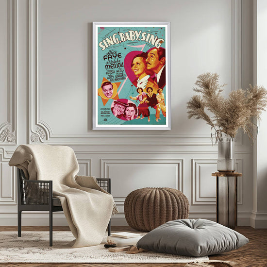 "Sing, Baby, Sing" (1936) Framed Movie Poster