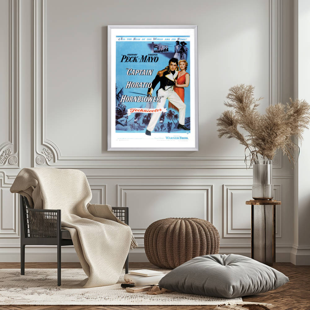 "Captain Horatio Hornblower" (1951) Framed Movie Poster