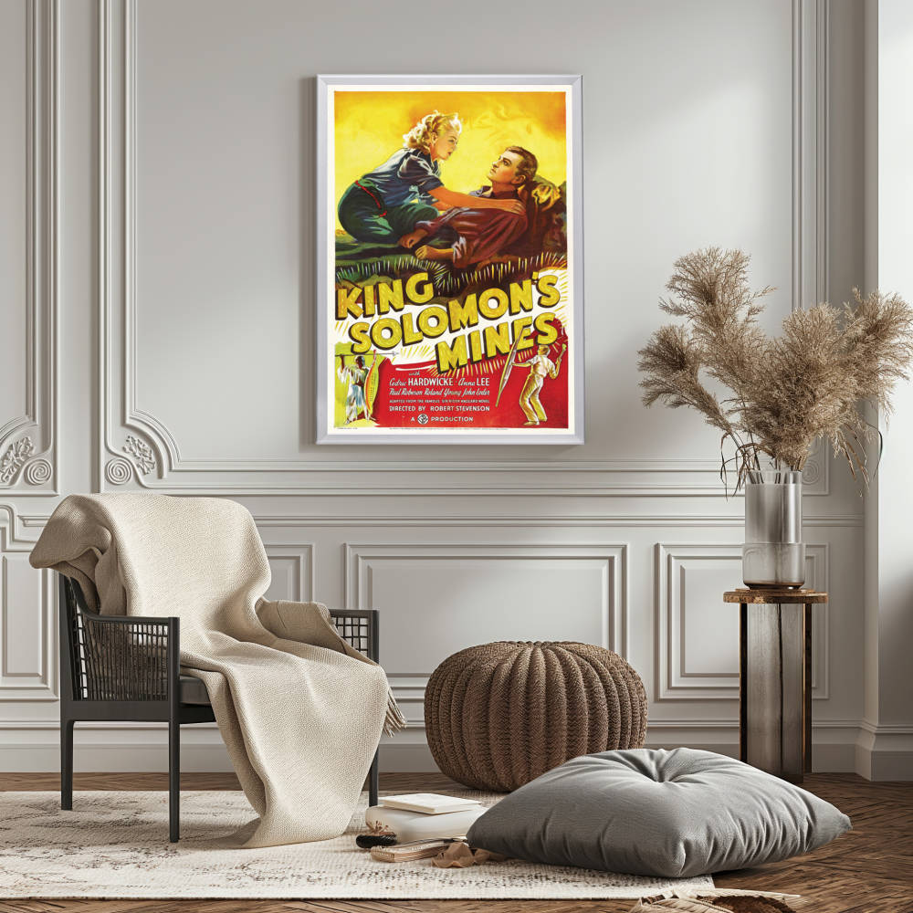 "King Solomon's Mines" (1937) Framed Movie Poster