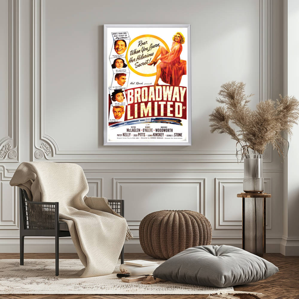 "Broadway Limited" (1941) Framed Movie Poster