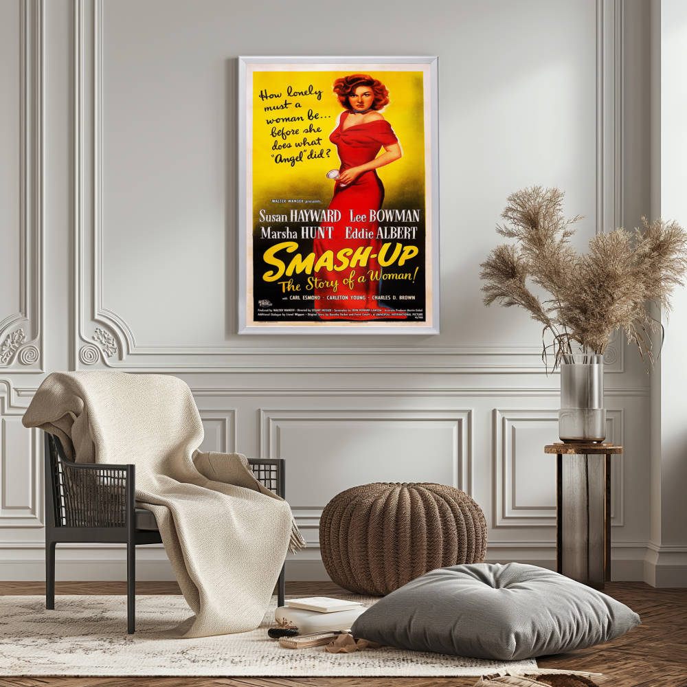 "Smash-Up: The Story Of A Woman" (1947) Framed Movie Poster