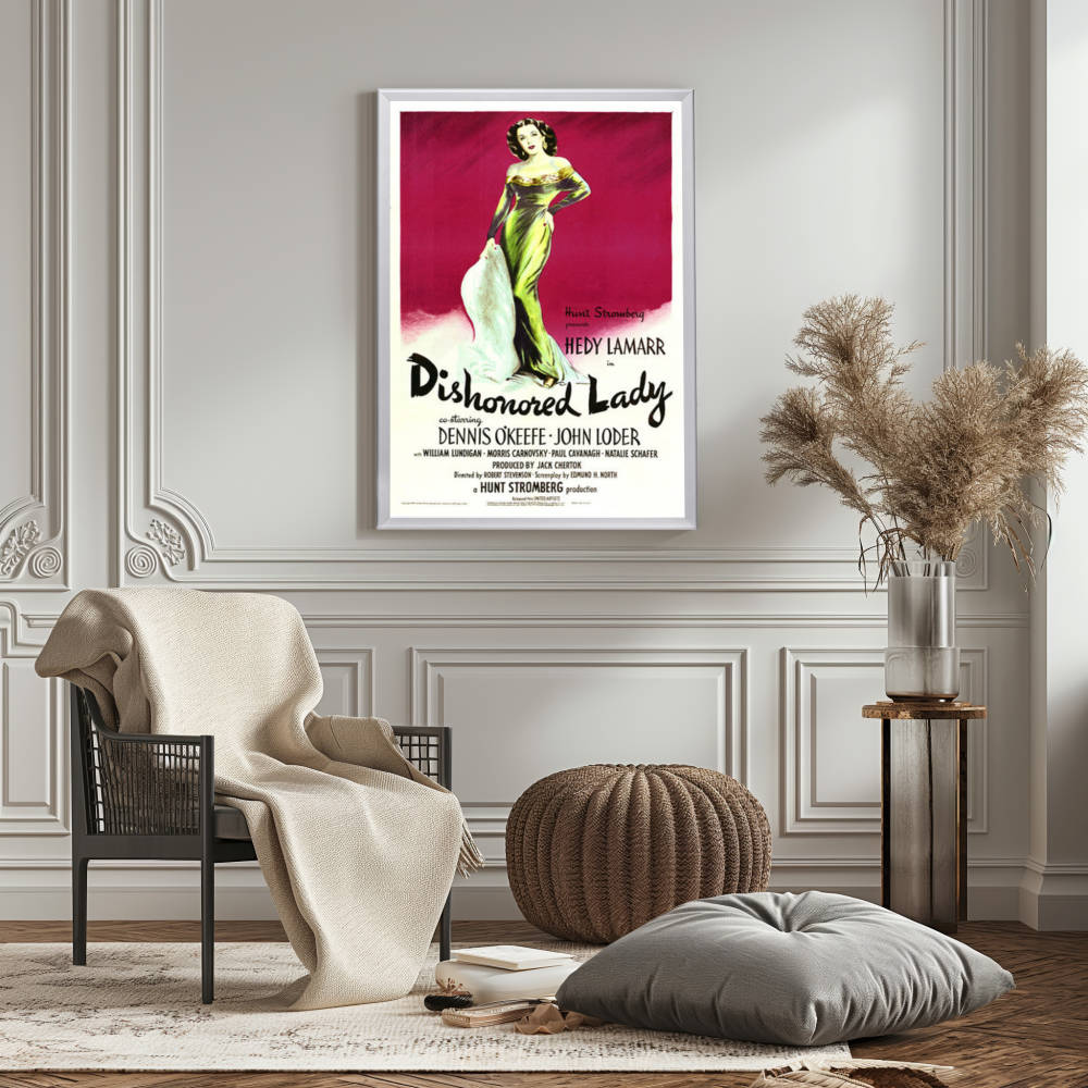 "Dishonored Lady" (1947) Framed Movie Poster