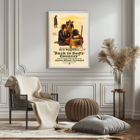 "Back To God's Country" (1919) Framed Movie Poster