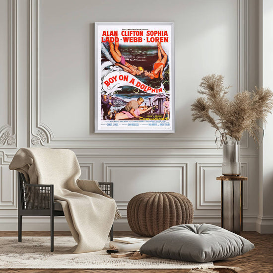 "Boy On A Dolphin" (1957) Framed Movie Poster