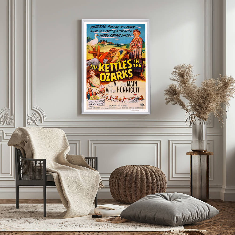 "Kettles In The Ozarks" (1956) Framed Movie Poster