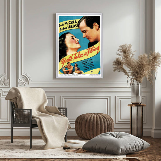 "Youth Takes A Fling" (1938) Framed Movie Poster