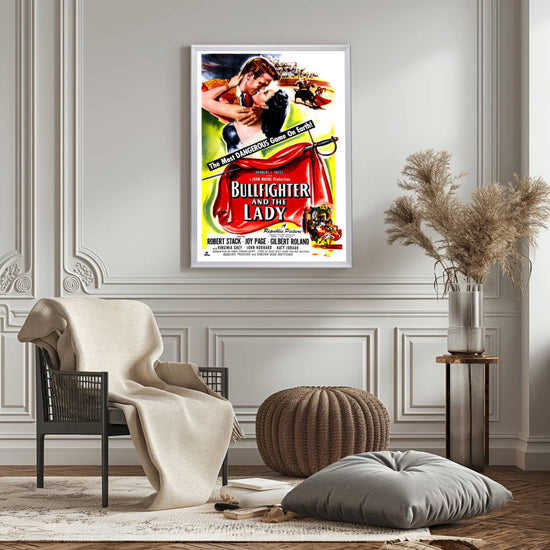"Bullfighter And The Lady" (1951) Framed Movie Poster