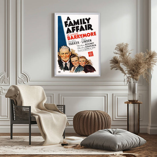 "Family Affair" (1937) Framed Movie Poster