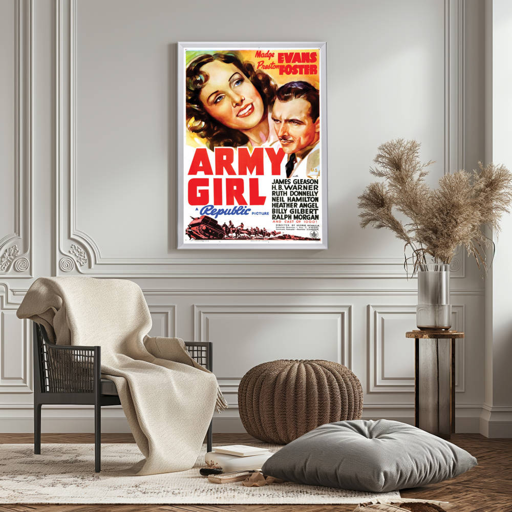 "Army Girl" (1938) Framed Movie Poster