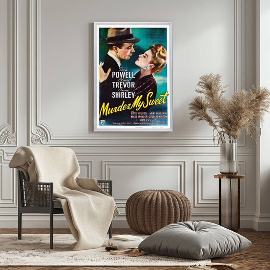 "Murder, My Sweet" (1944) Framed Movie Poster