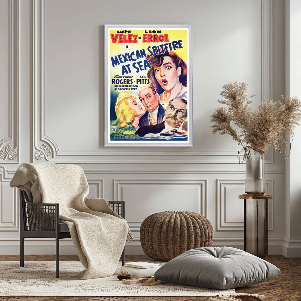 "Mexican Spitfire At Sea" (1942) Framed Movie Poster