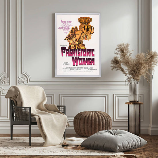 "Prehistoric Women" (1966) Framed Movie Poster