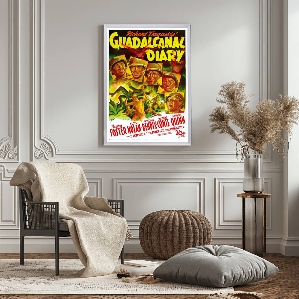 "Guadalcanal Diary" (1943) Framed Movie Poster