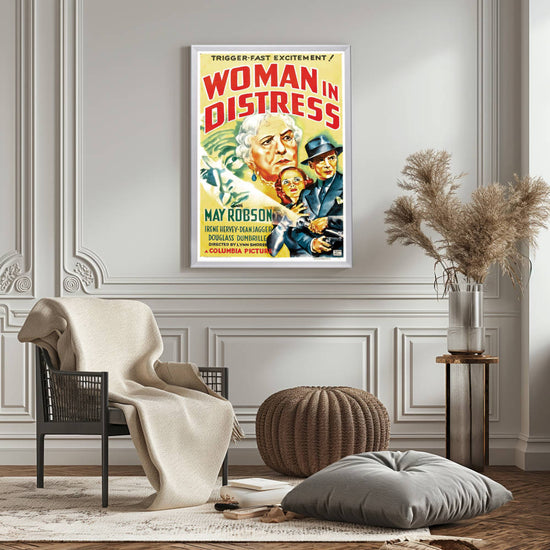 "Woman In Distress" (1937) Framed Movie Poster