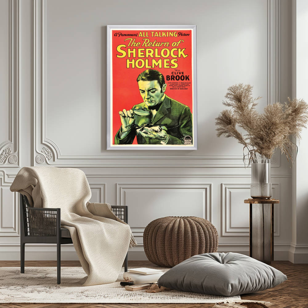 "Return Of Sherlock Holmes" (1929) Framed Movie Poster