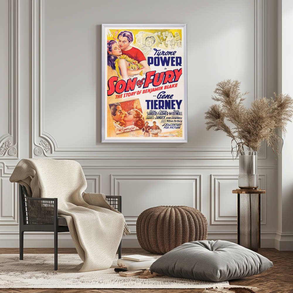 "Son Of Fury" (1942) Framed Movie Poster