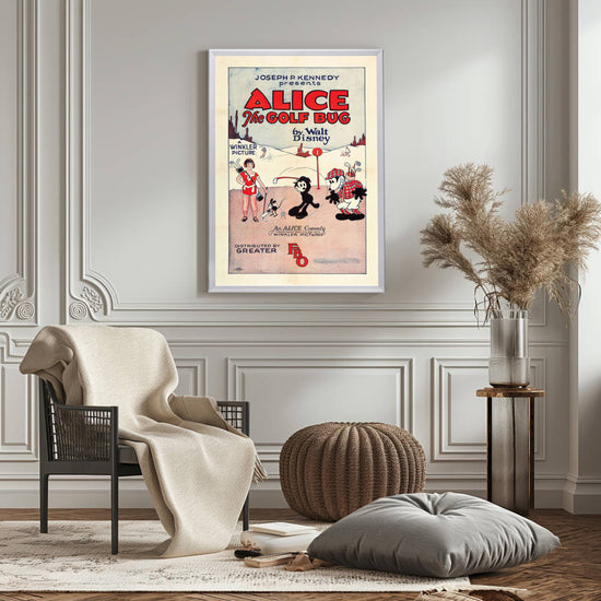 "Alice The Golf Bug" (1927) Framed Movie Poster