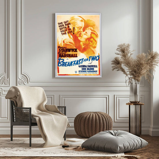 "Breakfast For Two" (1937) Framed Movie Poster