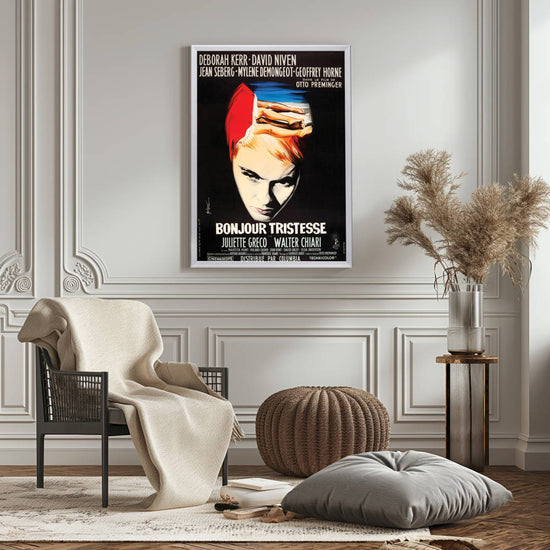 "Bonjour Tristesse (French)" (1958) Framed Movie Poster